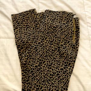 A New Day Animal Print Pants Ankle Length.